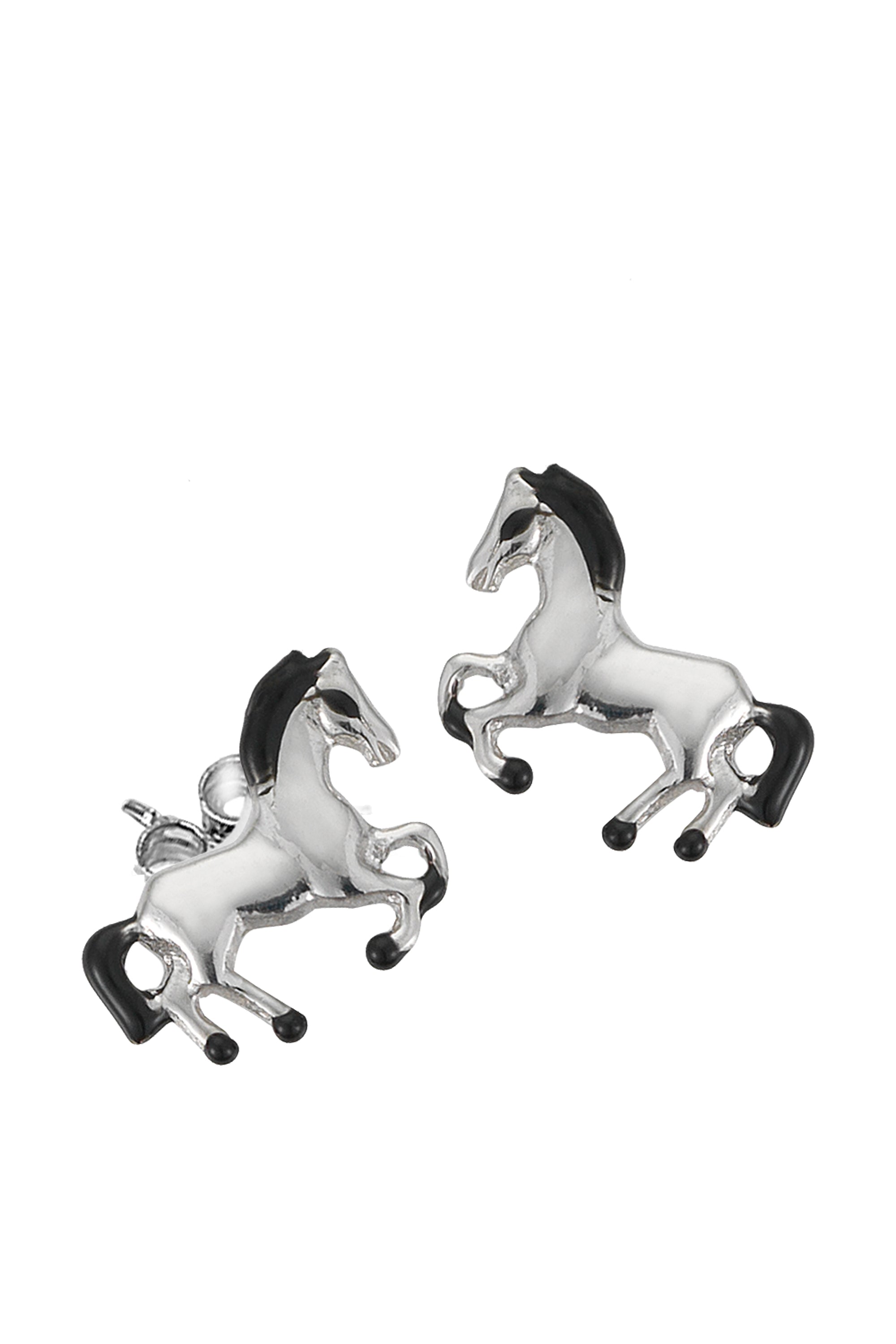 Scout Ohrstecker 925/- Sterling Silber rhodiniert Pferde - OneSize (161220002)