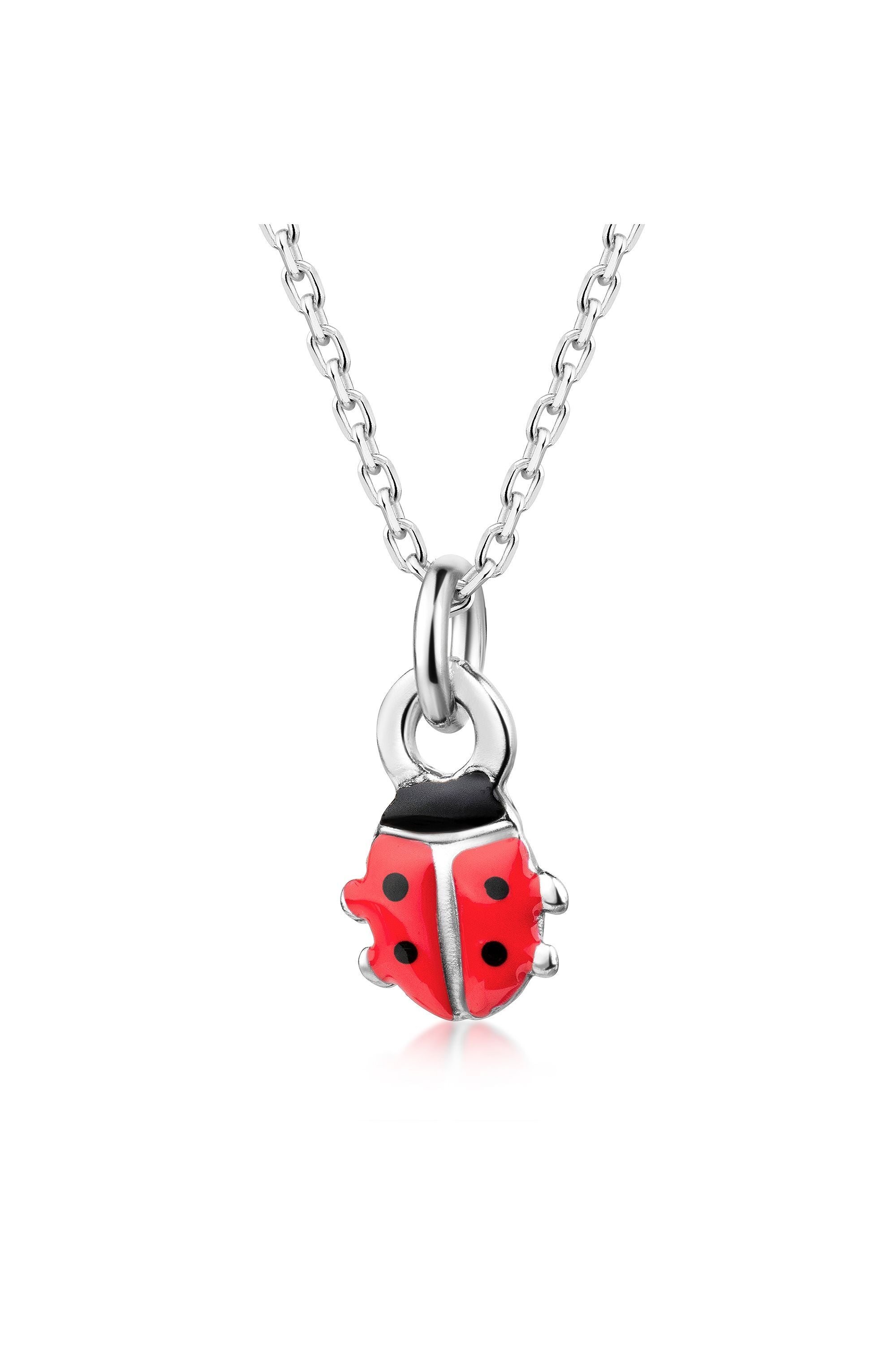 Scout Anhänger mit Kette 925/- Sterling Silber rhodiniert Marienkäfer (500245631)