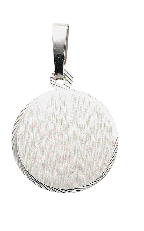 Runde Gravurplatte aus Silber (GP 150700)