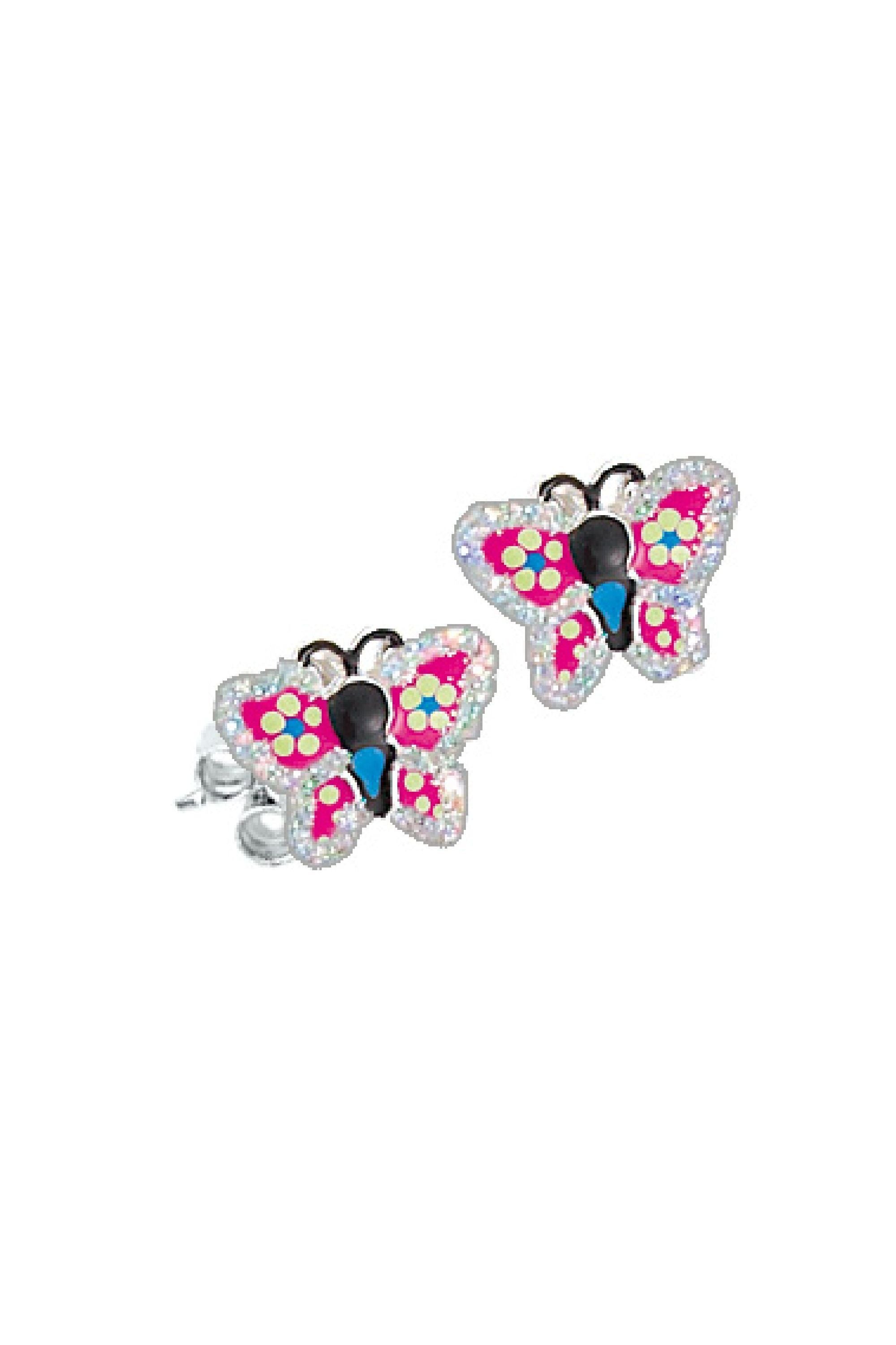 Scout Ohrstecker 925/- Sterling Silber rhodiniert Schmetterling - OneSize (160220015)