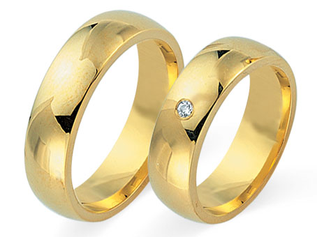 Trauringe 333 Gelbgold