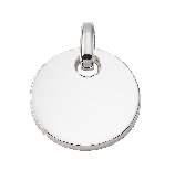 Runde Gravurplatte aus Silber (GP 150583)
