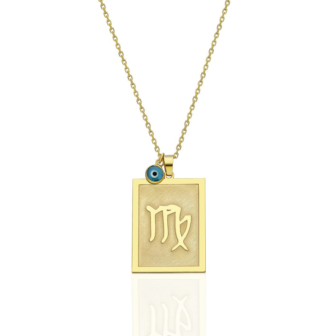 Evil Eye Virgo Necklace - 925 SILVER