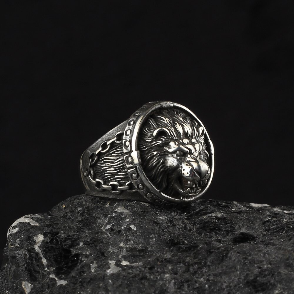 925 Silver Ring Lion | Wadlyn (W-EGYT-980-122)