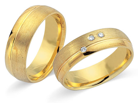 Trauringe 585 Gelbgold