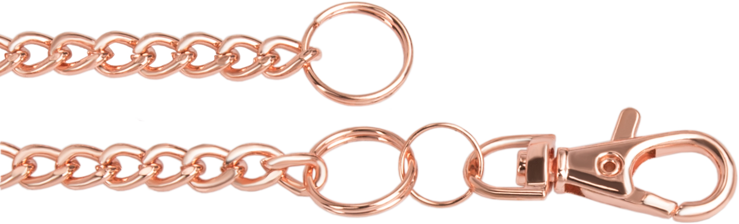 Schlüsselanhänger Kette rosé 70 cm (8800-114)