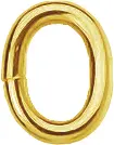 Binderinge oval 4,0x0,9  -  8 Kt. GG VE=5
