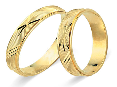 Trauringe 585 Gelbgold