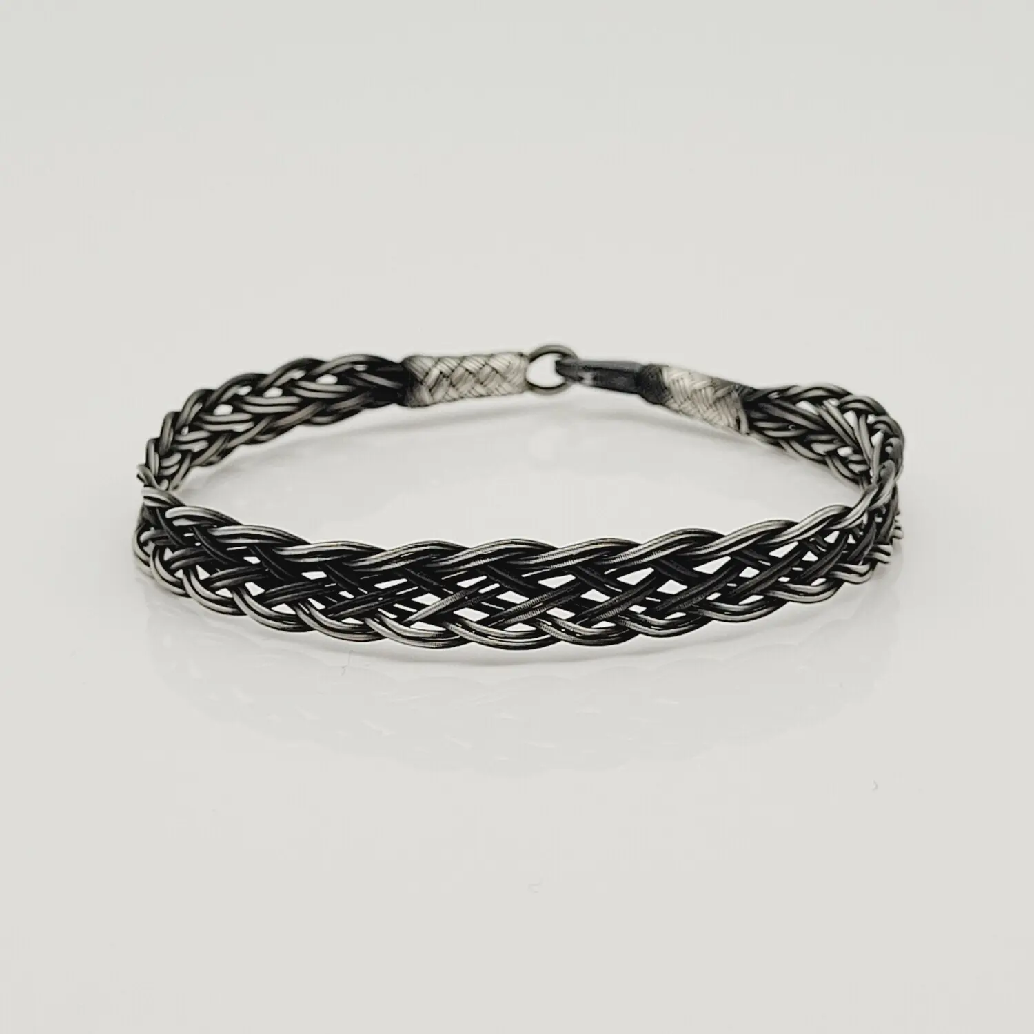 Braided Bracelet 925 Silver Beyond Black