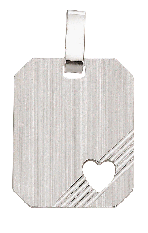 Eckige Gravurplatte aus Silber (GP 150696)