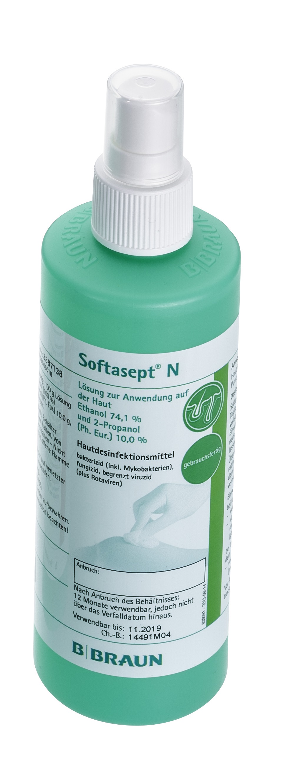 Softasept-N Hautdesinfektionsmittel 250 ml (318901)